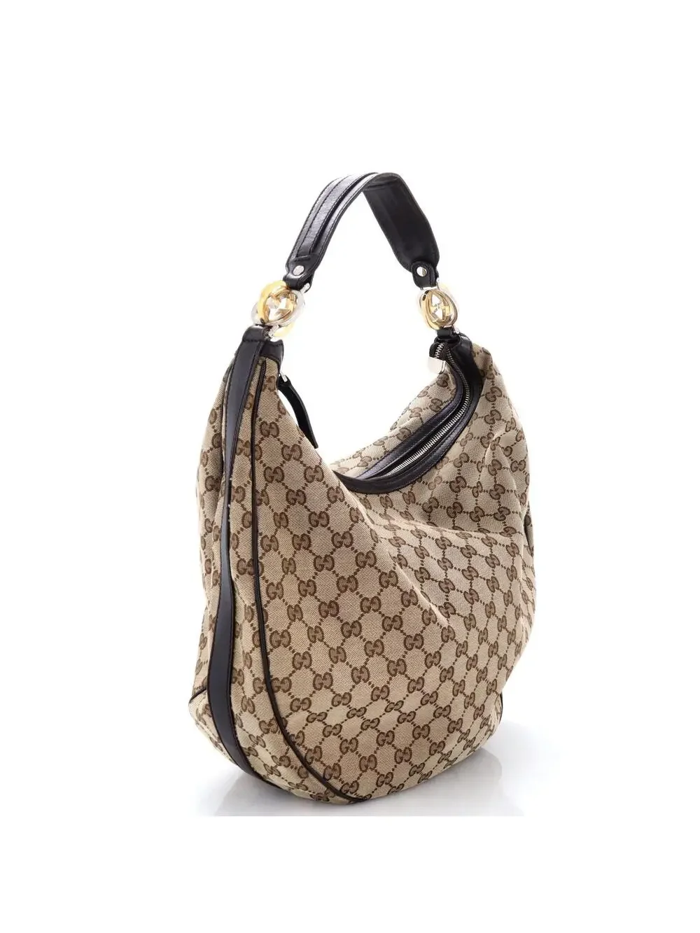 Gucci Twins Hobo Gg Canvas Large #294366G87B
